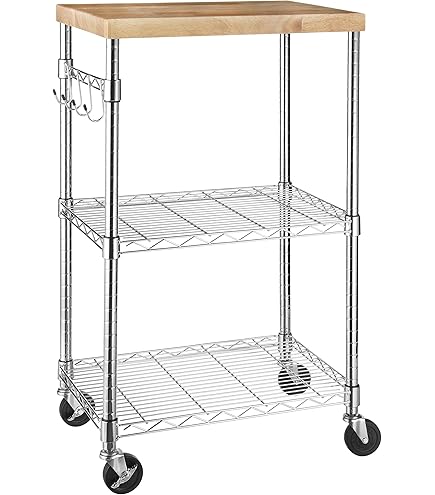 Carrello Pieghevole 3 Livelli - Per Cucina, Ufficio O Bagno (Bianco) - Foto 3