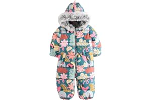 NEXT Mädchen Wasserabweisender Schneeanzug mit Print