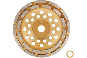 Diamond Grinding Wheels180mm - BGTEC Grinding Cup Wheel Arbor：22.23/15.875mm for Polishing and Cleaning Marble Concrete Masonry