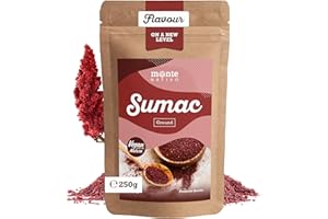 Sumac Powder Spice Monte Nativo (250g) - Sumac spice for cooking - Vegan - Gluten free baking and cooking - Spices and Seasoning