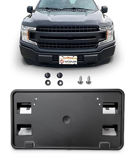 Wocch Front License Plate Frame for Ford F150 2018 2019 2020 NO