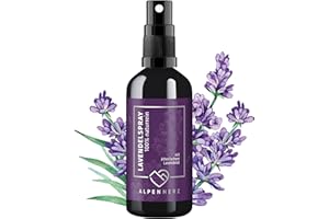 ‎NORTH-WEST Alpen Heart Lavender Spray - 100 ml Natural with Essential Lavender Oil - for Pillows Room Fragrance Cushion Spray Fragrance Spray Toilet Sheep Spray Sleep Spray Fragrance Spray Toilet Toilet