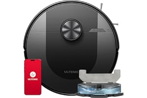 Ultenic Robot odkurzający z funkcją mopowania 2 w 1, robot odkurzający z nawigacją LiDAR, czas pracy 120 min