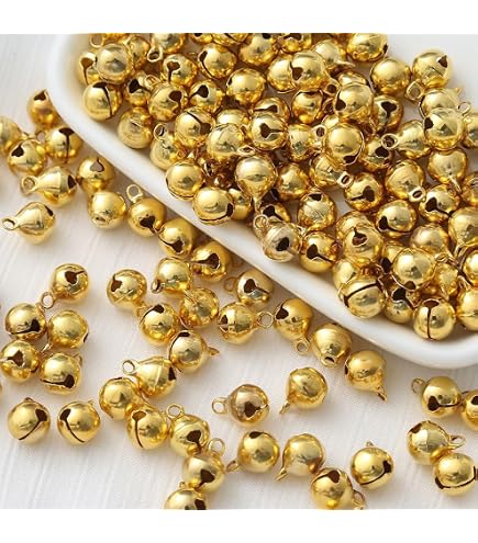 Grelots/Clochettes Rico Design 17mm - Argenté Ou Doré - Déco Festive Et Loisirs Créatifs - Paquet De 16