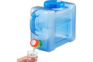 Trintion Camping Water Container with Tap Portable Camp Water Carrier Bucket BPA-Free Water Storage Tank for Outdoor Camping Fishing Party Van RV