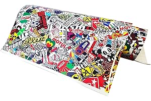 BORNSK® Pellicola lucida Sticker bomb TERMOFORMABILE car wrapping (30cm x 150cm)
