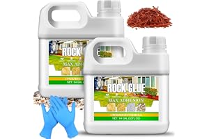 2L utomhus gruslim - redo att användas gruslim - permanent fixering småsten/bark/stenar - för trädgårdsgångar, kanter och lan
