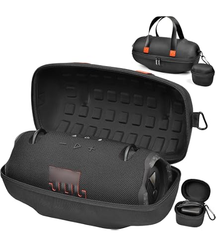 Hermitshell Hartschalen-Etui Für JBL Xtreme 3 & Xtreme 2 – Wasserdichter Bluetooth Speaker Case, Rot