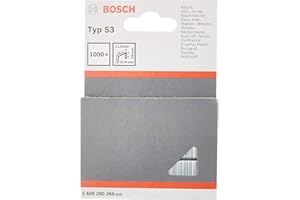 Bosch Accessories Bosch Professional Feindrahtklammer Typ 53 (für Textilien, Pappe, flache Holzleisten, Drahtgeflecht, Zubehör für Tacker)