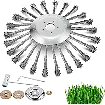 Spazzola Nylon Per Decespugliatore - 200mm, Per Rimuovere Erbacce E Muschio Da Giunti E Superfici - Foto 6