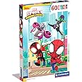 Clementoni- Disney Mickey And Friends Supercolor Marvel Spidey His Amazing Friends-60 Pezzi Bambini 4 Anni, Cartoni Animati, 