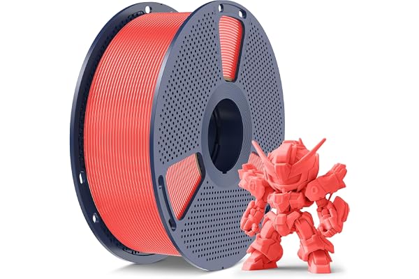 SUNLU Macaron PLA Meta Filament, 1KG PLA 3D Imprimante Filament 1,75mm, Plus Résistant, Précision Dimensionnelle +/- 0.02mm, Compatible avec les Imprimantes 3D FDM, Bobine de 1KG, Rouge Cerise