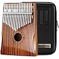 Moozica 17 touches Kalimba, Professionnel De Haute Qualité Doigt Pouce Piano Instrument de Musique (K17K)