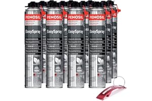 Penosil - Schiuma proiettabile, 700 ml, confezione da 12 pezzi, con portachiavi regalo Bricolemar (confezione da 12 pezzi)