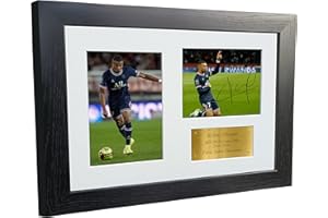 KITBAGS & LOCKERS 12 x 8 A4 Kylian Mbappé PSG Paris Saint-Germain z autografem podpisane zdjęcie zdjęcie ramka piłka nożna piłka nożna plakat prezent G