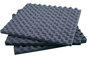 keyhelm s.r.l. Pannelli Fonoassorbenti Bugnato 50x50x3 D25 - Pacco da 4