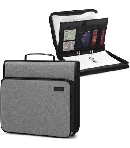 Exacompta Trieur Valisette Noir En13 Compartiments.dos Extensible
