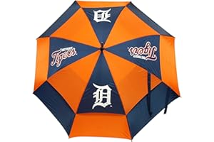 Newdora Team Golf MLB - Ombrello da Golf con Guaina Protettiva, Design a Doppia Copertura con Protezione dal Vento, Pulsante di Apertura Automatica, 157,5 cm