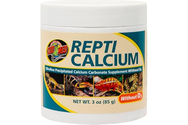 Zoo Med Repti Calcium sans D3 Complément pour Reptile 85 g