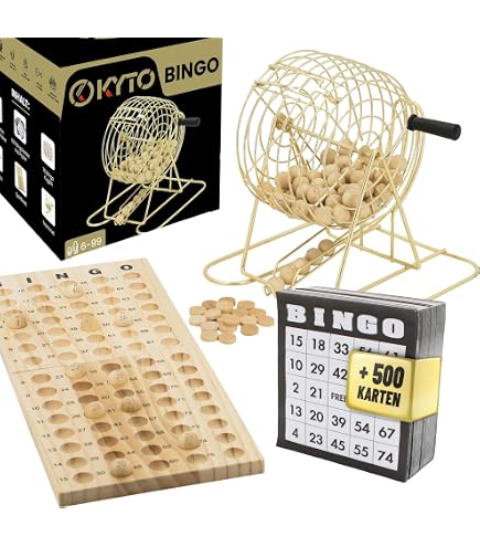 Falomir Bingo Lotto – Jeu De Table Classique – Tout L’Équipement Pour Jouer Au Loto En Famille Ou Entre Amis
