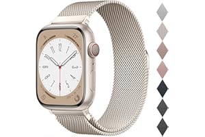 OULUOQI Ersatzarmband Kompatibel mit Apple Watch Armband 40mm 42mm 41mm 38mm 46mm 45mm 44mm Damen Herren, Einstellbar Edelstahl Metall Armbänder für iWatch Series 11 10 9 8 7 6 5 4 2 SE 3 Ultra 3
