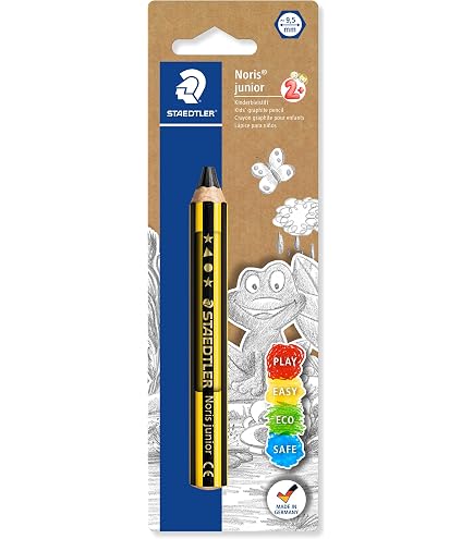Staedtler Noris Jumbo 119, Crayons à papier pour initiation à l