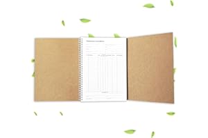 ‎KOCHDIALOG Tabellarischer Aufmaßblock Bauleistungen – Aufmaßblock für Handwerker als Aufmaßbuch für Skizzen, 1 Stück A4, selbstdurchschreibend, 2x50 Blatt, in stabiler Ringbindung, extra stabiler Umschlag