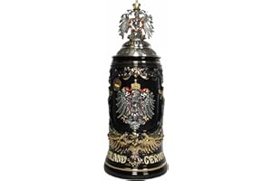 KING Chope de bière Allemande Deutschland, Or Aigle poignée 0,6 litres