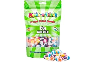 Freeze Dried Sweets 150g Skittles Tropical Vegan Halal Freeze Dried Candy By Munch-o-licious Halal Sweets Vegan Sweets American Sweets TikTok Gift Christmas Freeze Dry Sweets