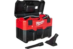 Milwaukee 0880-20, Cordless Lithium-Ion Wet/Dry Vacuum Cleaner, Red