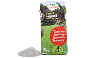 HÖFER CHEMIE Verdurmax 15 kg de chaux pour jardin et pelouse - Optimisation du pH - Amendement calcaire avec magnésium pour un vert intense - Améliore l’absorption des nutriments par l’herbe et les plantes