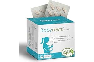 ‎BABYFORTE BabyFORTE® Stillzeit 180 Kapseln - 90 Tage - Bockshornklee 15:1, Eisen, Lutein, extra ohne Fenchel, Stillzeit Vitamine