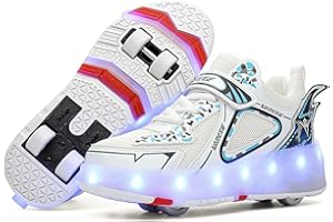 HUSKSWARE Pattini a rotelle per Ragazzi e Ragazze, con 4 Ruote Regolabili…