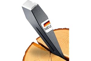 Langlebiger Spaltkeil für Holz Spaltkeil Holz spalten - Splitting Wedge Holzspaltkeil Grau - Treibkeil perfekt zum Holz spalten -2Kg