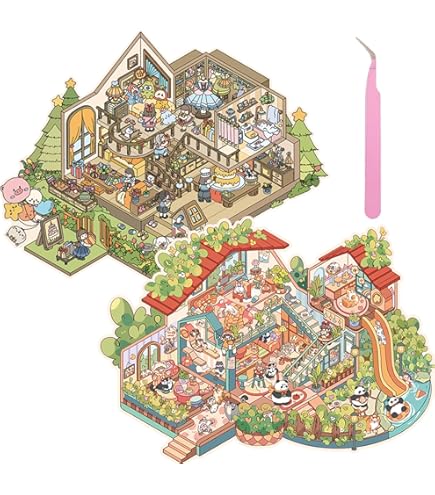 Lot De 10 Autocollants 3D Pour Créer Votre Propre Restaurant, Café