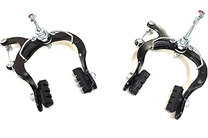 eRadius Old School Caliper Brake Bicycle Mountain Caliper Brake Set Black BMX MTB Bikes