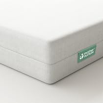 Mother Nurture Essential Eco Fibre Cot Mattress, White, 95 x 65 x ...