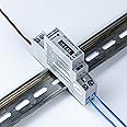 B+G E-Tech [DRS155] - LCD Digitaler Wechselstromzähler für Hutschiene, 1-Phasen Stromzähler Wattmeter mit Leistungsanzeige, S