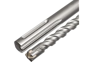 UK DRILLS THE PROFESSIONALS CHOICE UK Drills SDS Max Hammer Drill Bit 18mm x 400mm - Tungsten Carbide Tip, Double Flute Spiral for Granite, Concrete, Tiles & Masonry