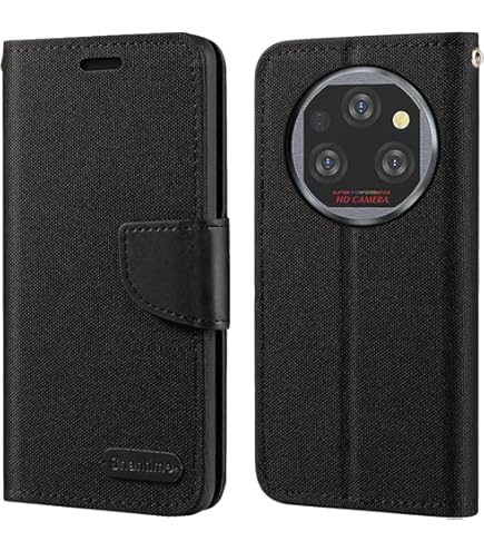 Coque Pour Oukitel WP55/WP55 Pro 6.6", Housse En Cuir PU Pochette De