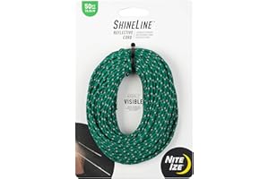 Nite Ize Corde réfléchissante Unisexe, Vert, 15,2 m