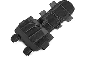 Huntvp Tattico Casco Batteria Borsa Tattica Contrappeso Sacchetto per Casco Batteria Accessori Borsa per Airsoft Escursionismo Campeggio Paintball, nero