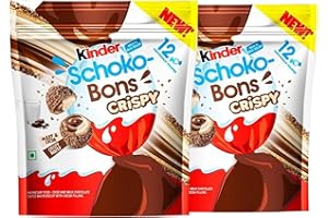 CYNGERT 2x Kinder Schoko Bons Crispy je 67.2g