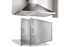 Filtro Campana Extractora compatible con Teka DBB60, Repuesto campana Teka, código original 81460133, Medidas 27.5 cm x 34.4 cm, Contiene 2 unidades de filtro