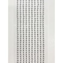 500 Selbstklebende Mini Runde Royal Rote Perlen Verzierung 3 Mm Flache