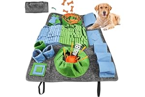 Molbory Tappeto da fiuto per cani di grandi dimensioni, 75 x 50 cm, per cani, giocattolo intelligente, coperta antiscivolo, giocattolo intelligente, per cani e gatti