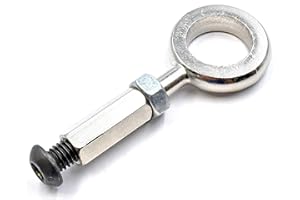 myBESTscooter - Shaft Lock Screw Replacement Set For Xiaomi M365 1S Essential Pro 2 Electric Scooter (Silver)