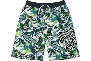 Jurassic World Swim Shorts T Rex Dinosaur Boys Elastic Welband Trunks