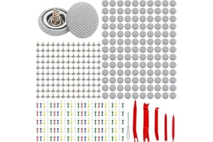 NZZVNZ 527 piezas kit reparación cielo coche, remaches para reparación techo coche, botón de reparación cielo coche con broches, destornillador, cinta métrica, reparación techo coche para todos los