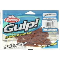 Berkley Gulp Sandworm 150mm Dark Brown Esca Nereis Efficace